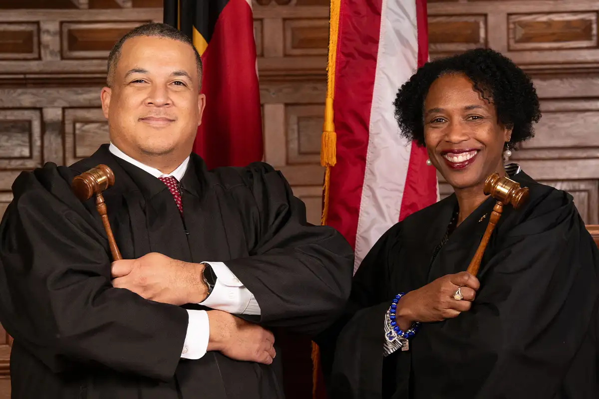Judges Sidney Butcher and Ginina Jackson-Stevenson